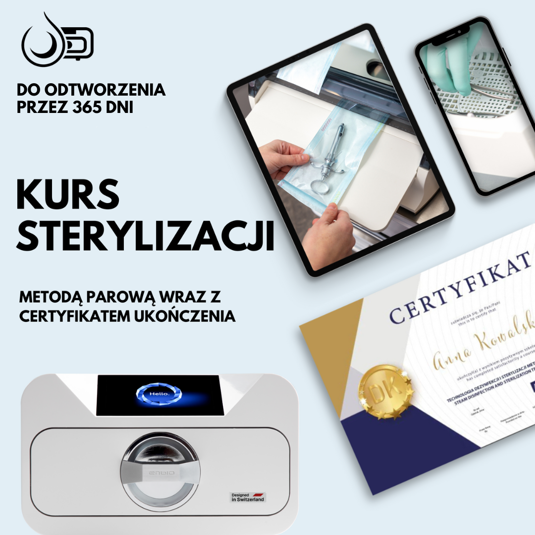 SZKOLENIE/KURS Technologia dezynfekcji i sterylizacji + Konsultacja z Ekspertem